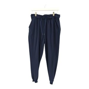 Lululemon Women's Keep Moving Jogger Size 8 True Navy Comfort Waistband Pockets